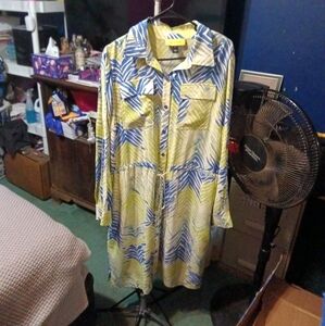 St John Silk Shirt Dress Size 14